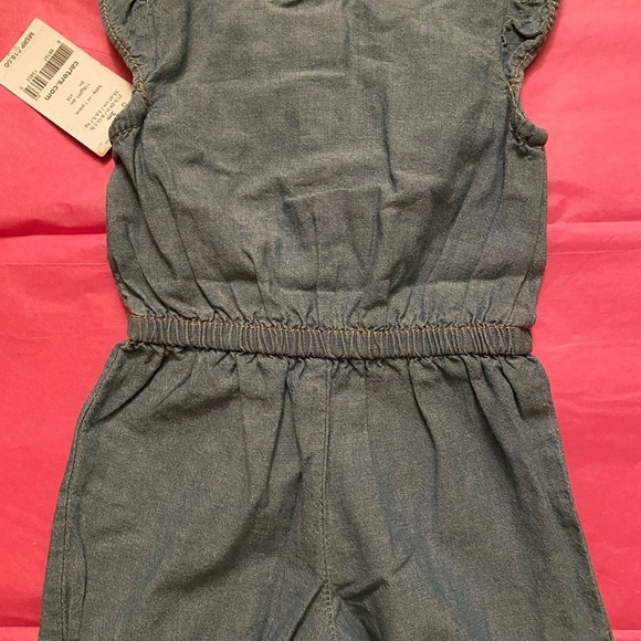 NWT Carter's Jean jumper with bow and flutter sleeves - Picture 3 of 9